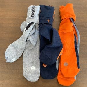 Lululemon mid-calf socks - 3 pairs NEVER WORN